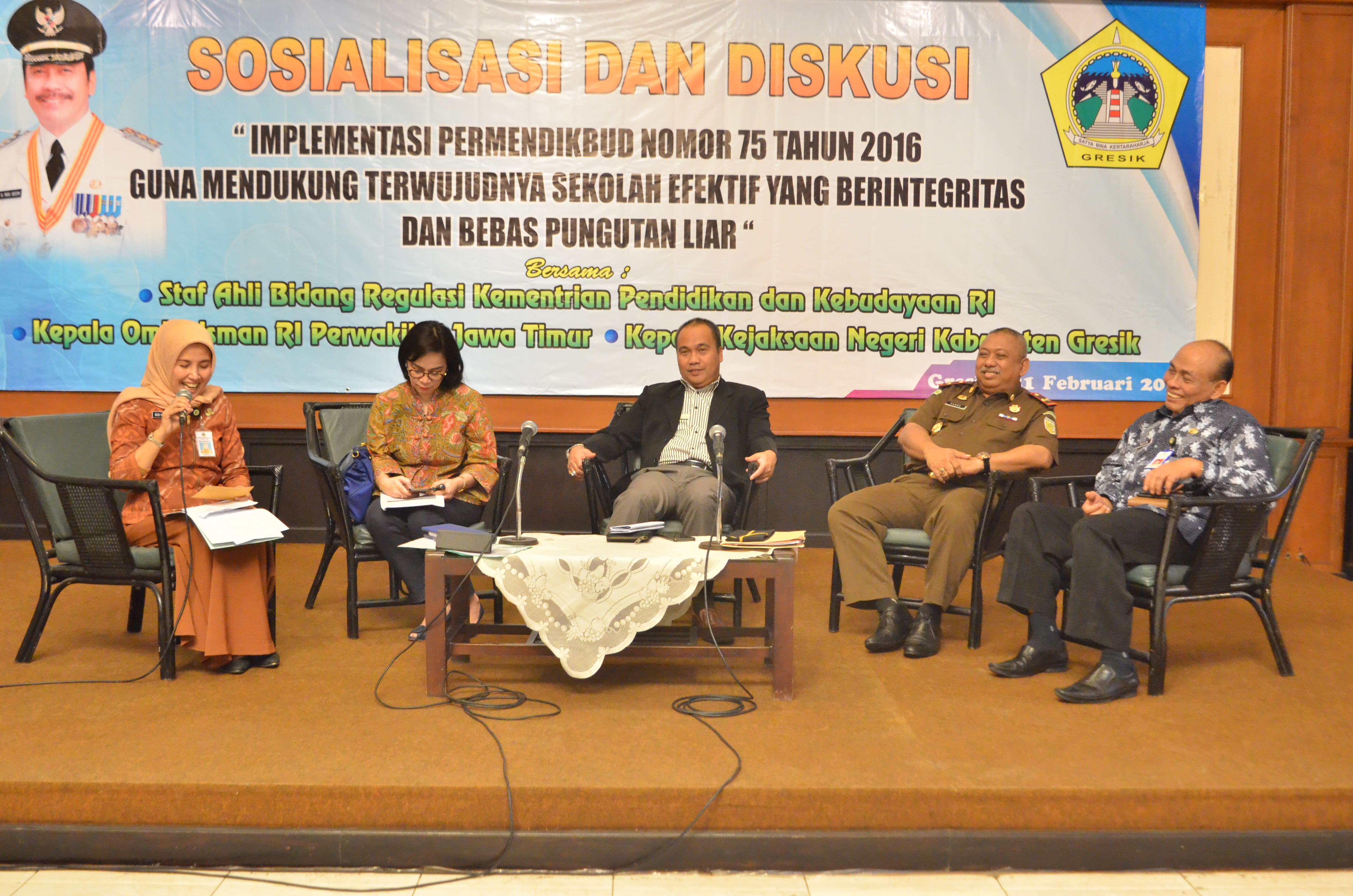 Sosialisasi dan Diskusi Implementasi Permendikbud No 75 Tahun 2016 