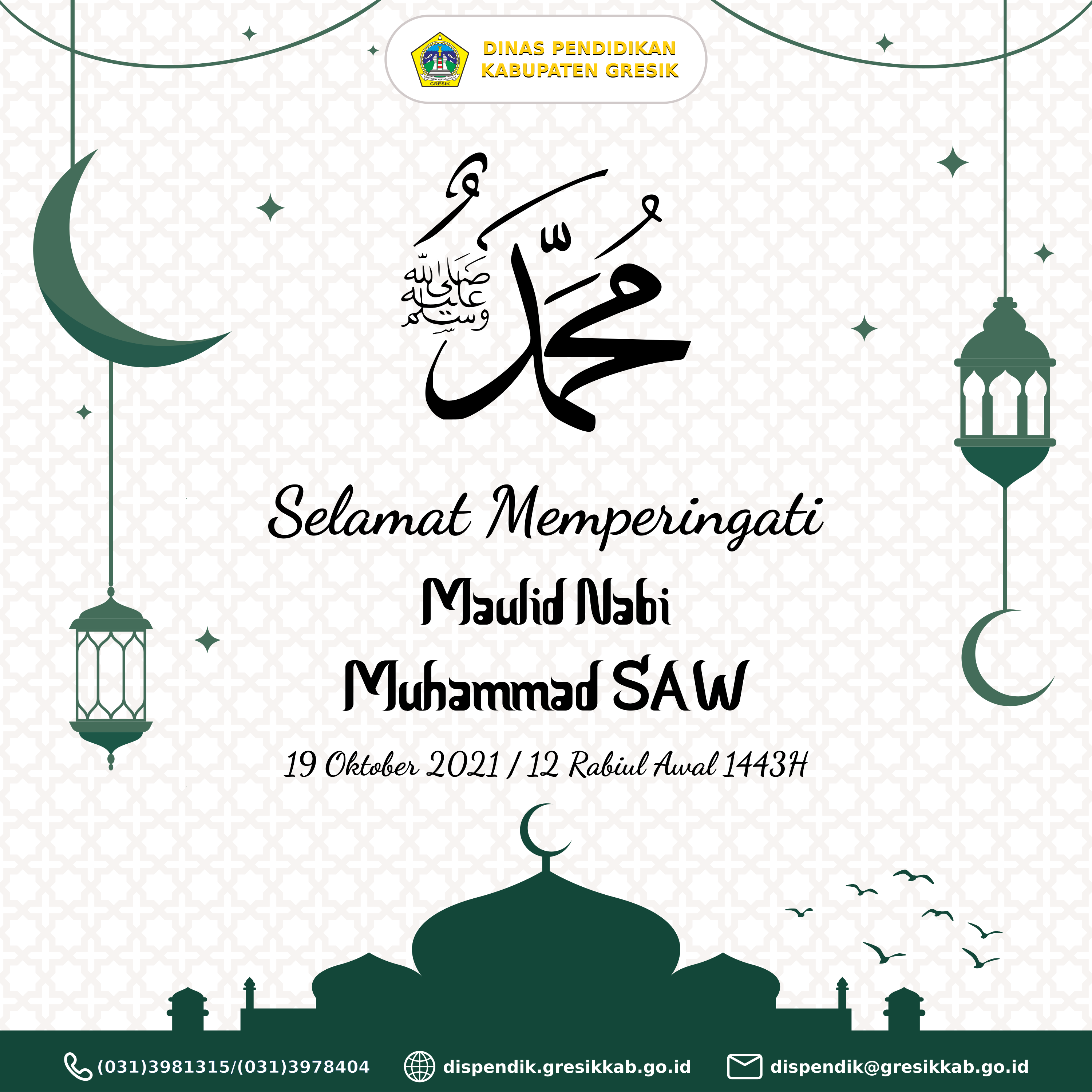 Selamat Memperingati Maulid Nabi Muhammad SAW