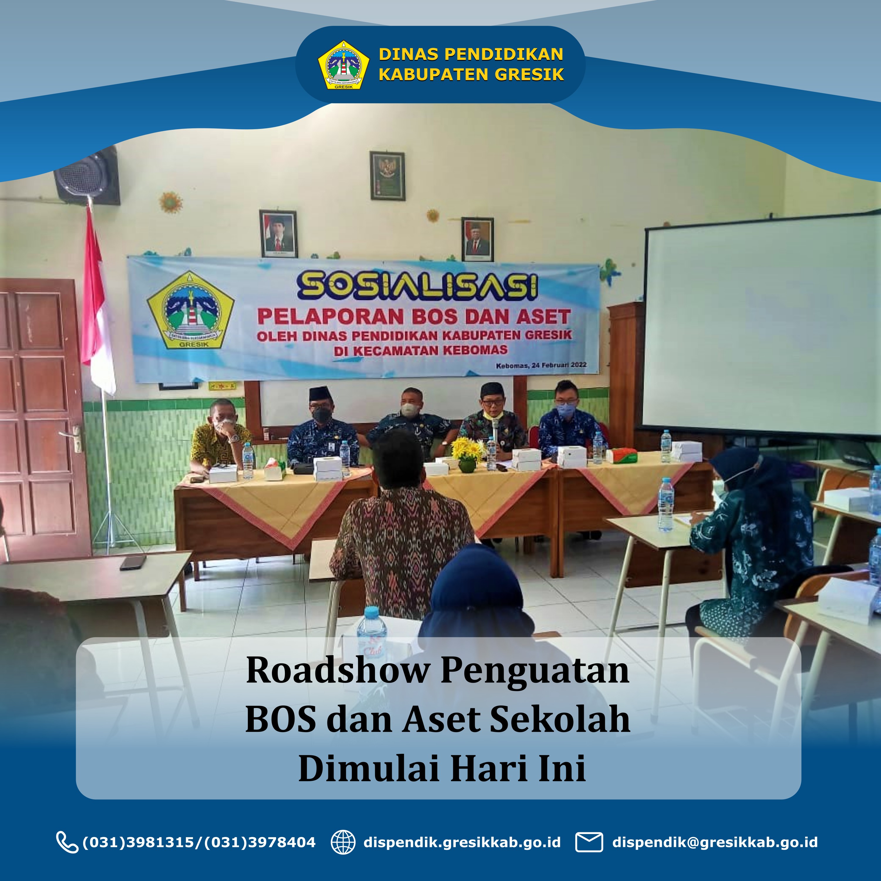 Roadshow Penguatan BOS dan Aset Sekolah Dimulai Hari Ini