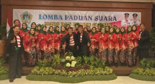 Peringati Hari Sumpah Pemuda, Dispendik Raih Juara 3 Lomba Paduan Suara