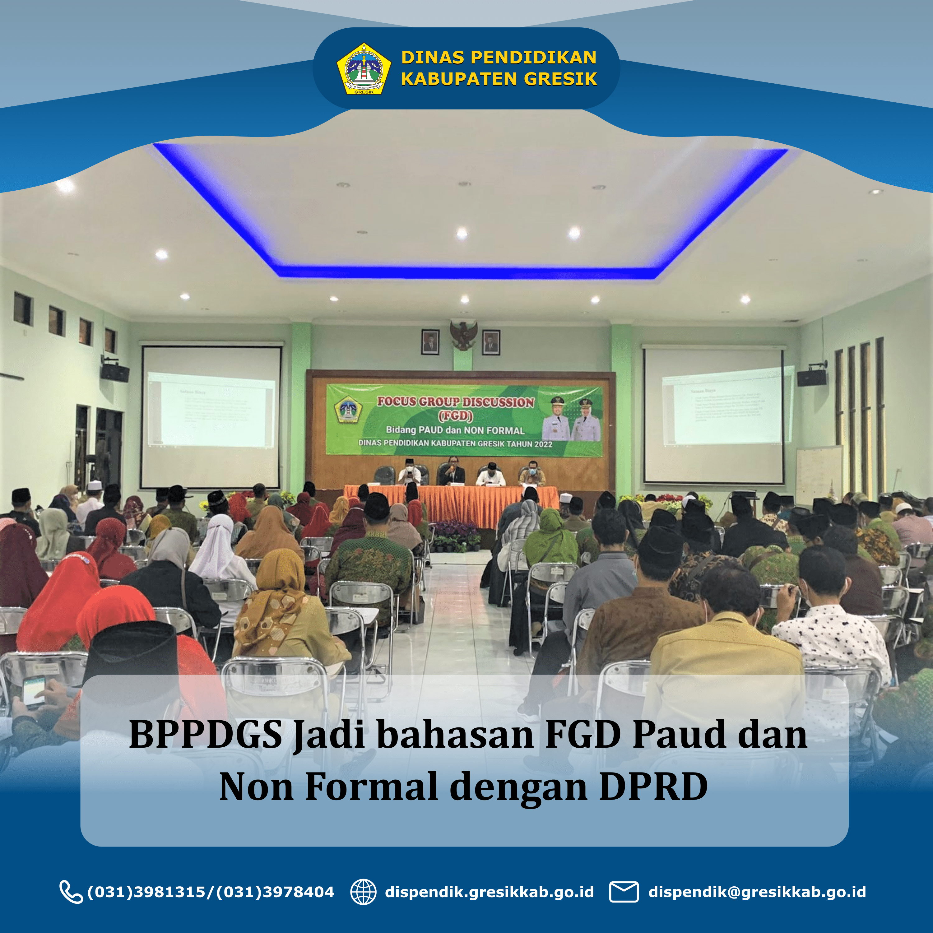 BPPDGS Jadi bahasan FGD Paud dan Non Formal dengan DPRD 