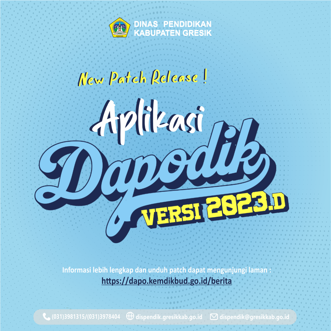 Update Aplikasi Dapodik Versi 2023.d