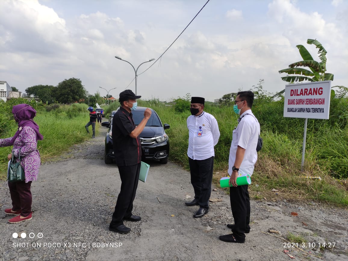 Kadispendik Gresik Tinjau Lokasi SMP Negeri 33 Gresik 