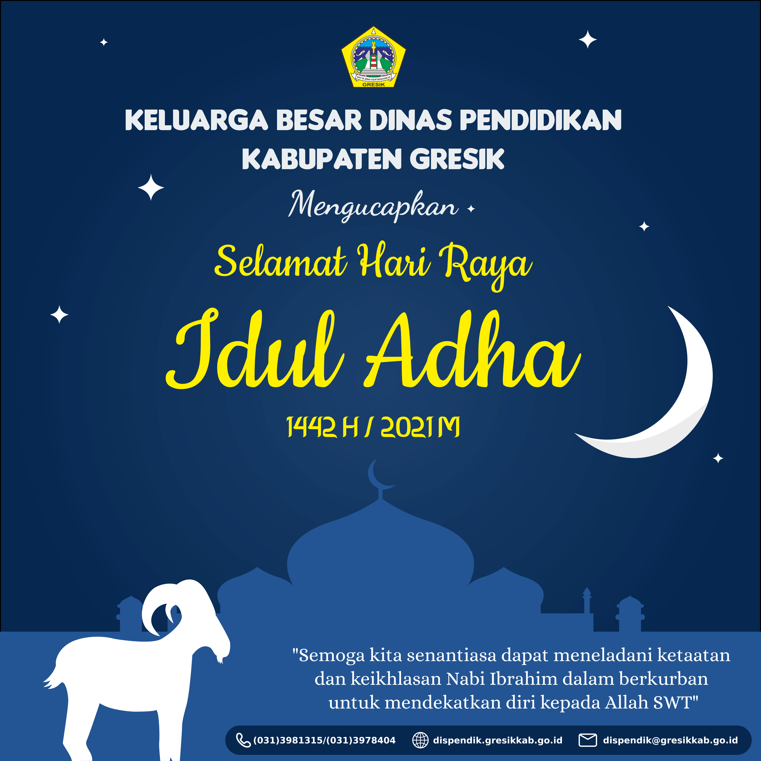 Selamat Hari Raya Idul Adha 1442H / 2021 M