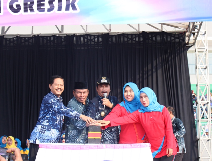 2000 siswa TK Gresik menari dalam HAN Tahun 2019