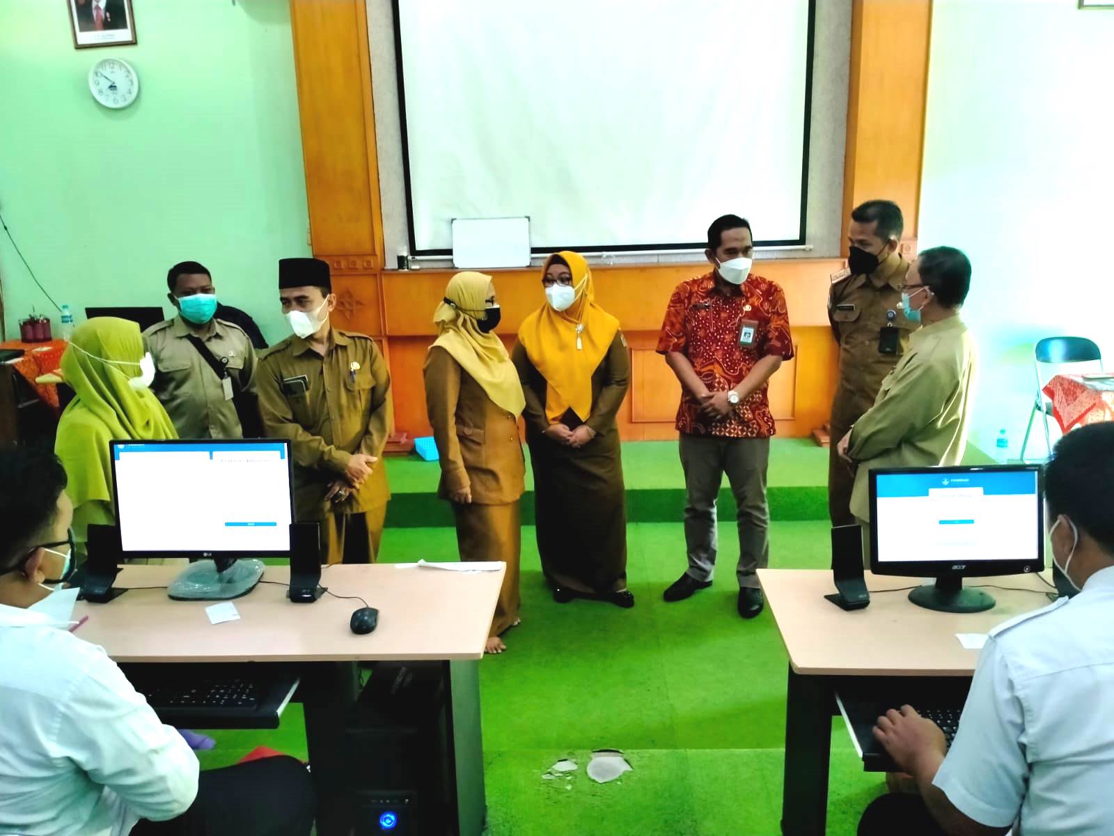 Hari Ke Dua Tes PPPK, WABUP Gresik Pantau Langsung 