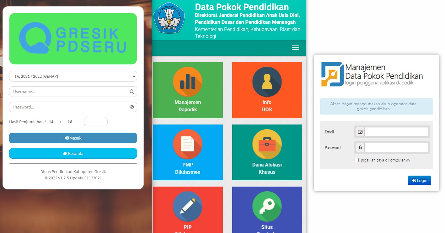 Gresik PD Seru dan Dapodik Semester 2 rilis, Segera Update..