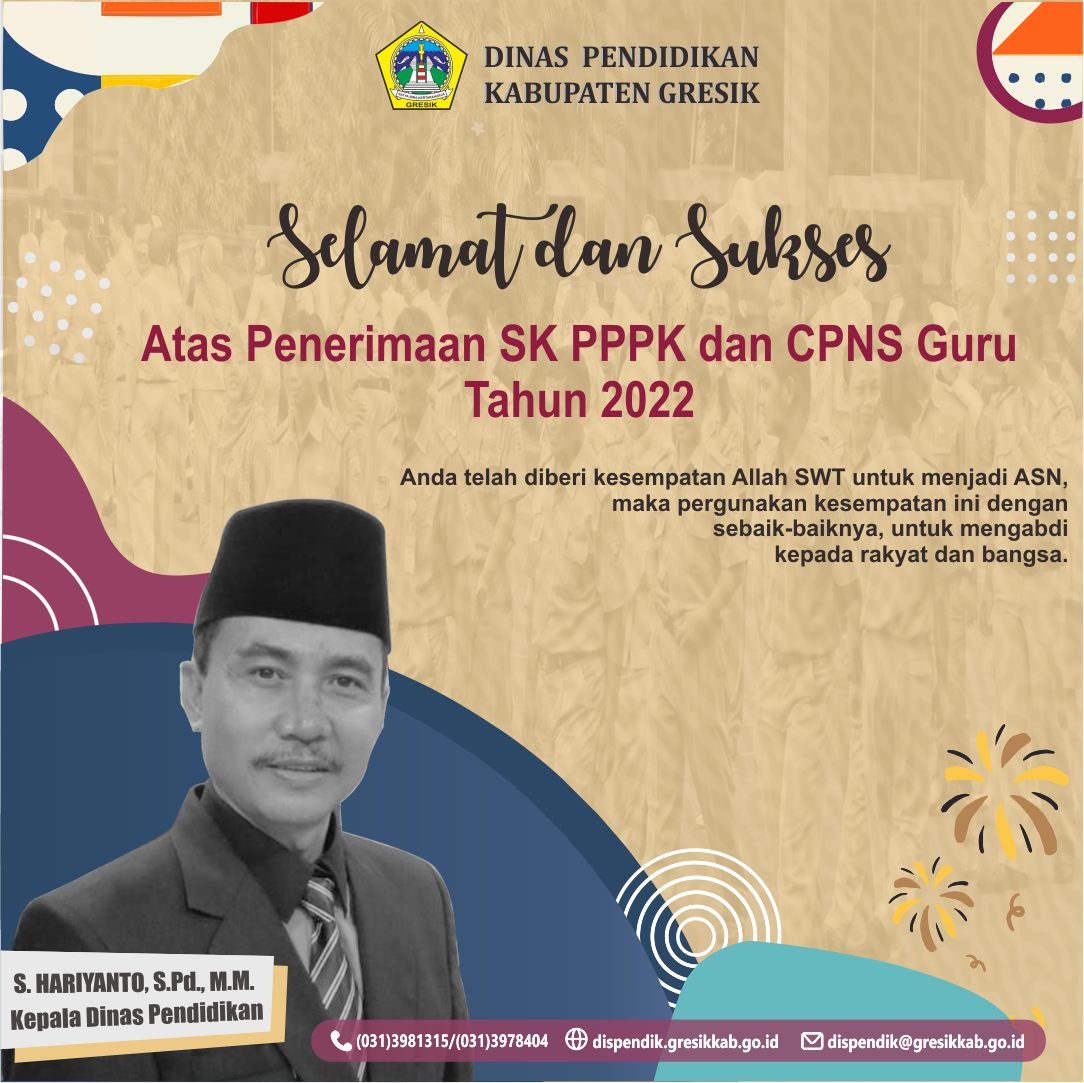 Selamt dan Sukses Penerimaan SK PPPK dan CPNS Guru Tahun 2022