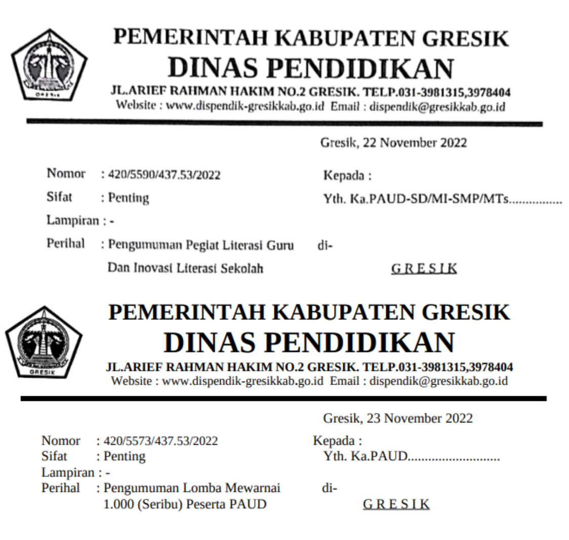 Pengumuman Lomba Inovasi Literasi Sekolah dan Pegiat Literasi Guru & Lomba Mewarnai